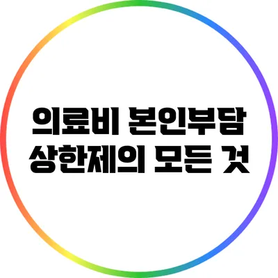의료비 본인부담 상한제의 모든 것